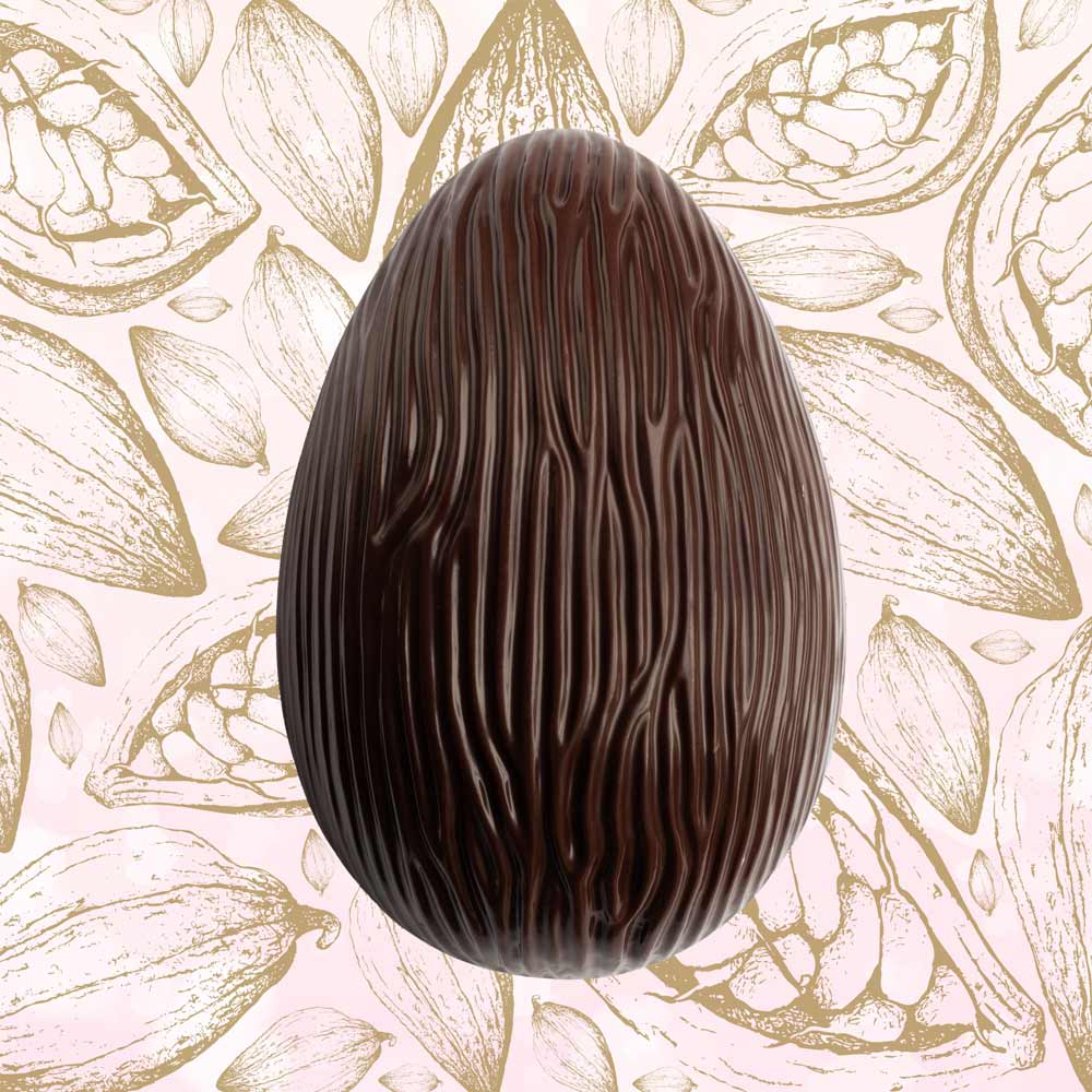 MEDIUM DARK CHOCOLATE EASTER EGG