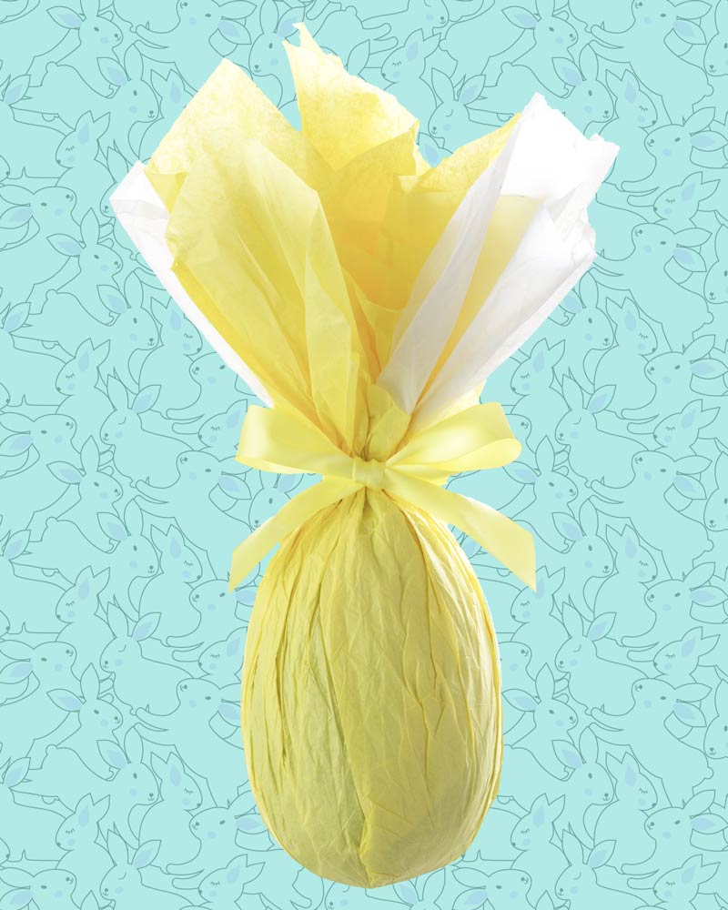 LARGE WHITE CHOCOLATE EASTER EGG
