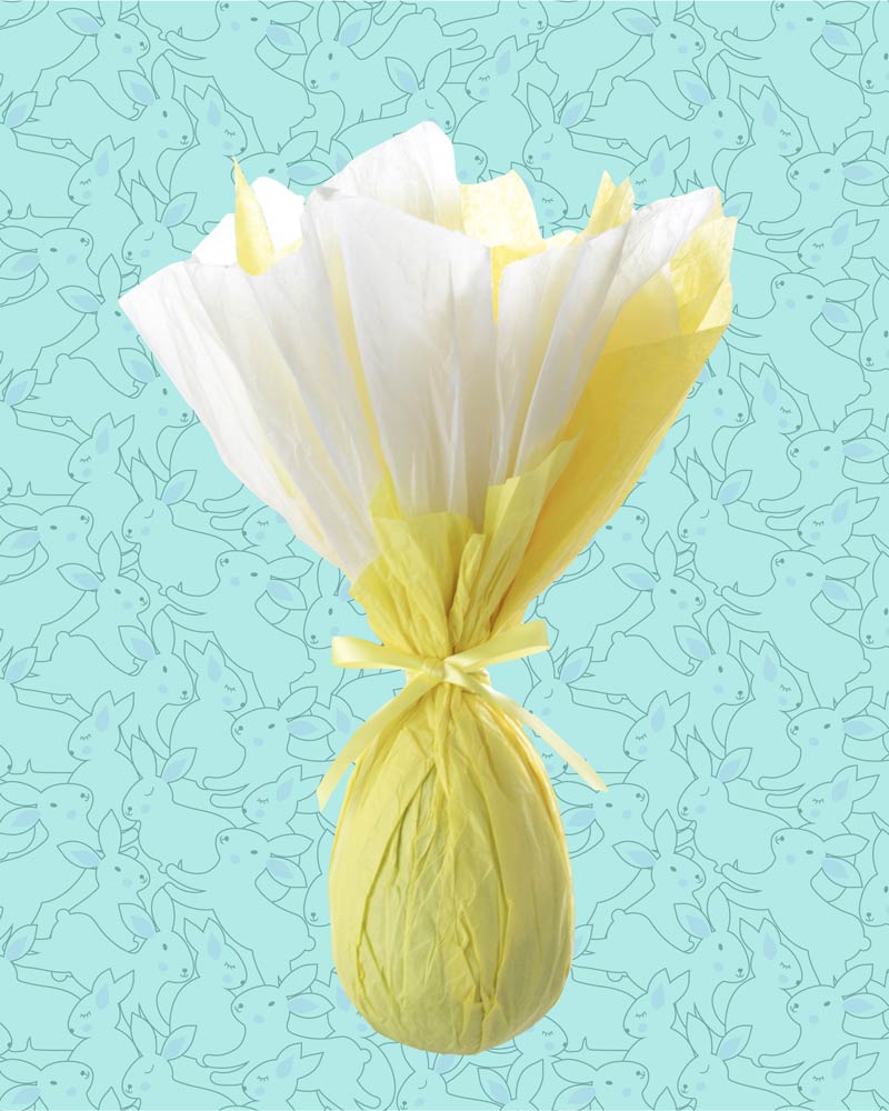 MEDIUM WHITE CHOCOLATE EASTER EGG