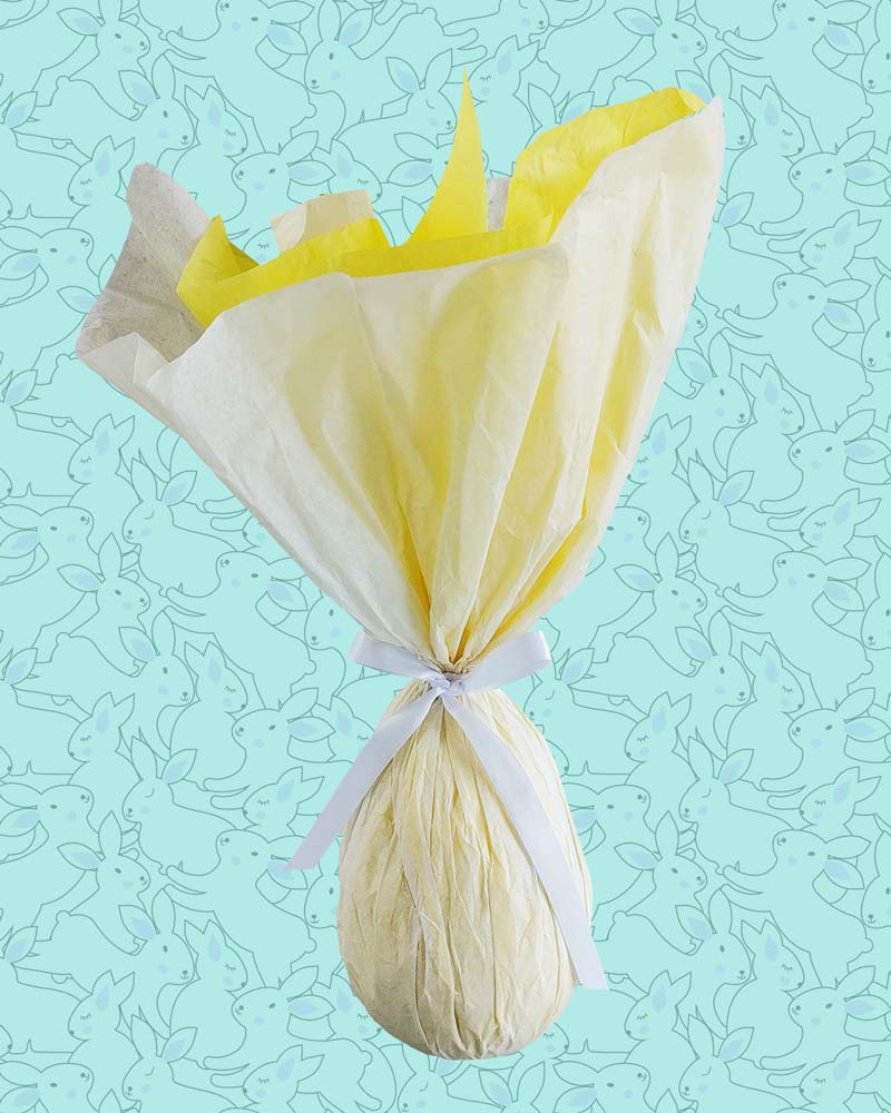 MEDIUM WHITE CHOCOLATE EASTER EGG