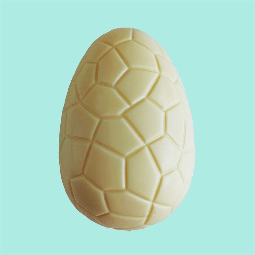 MEDIUM WHITE CHOCOLATE EASTER EGG