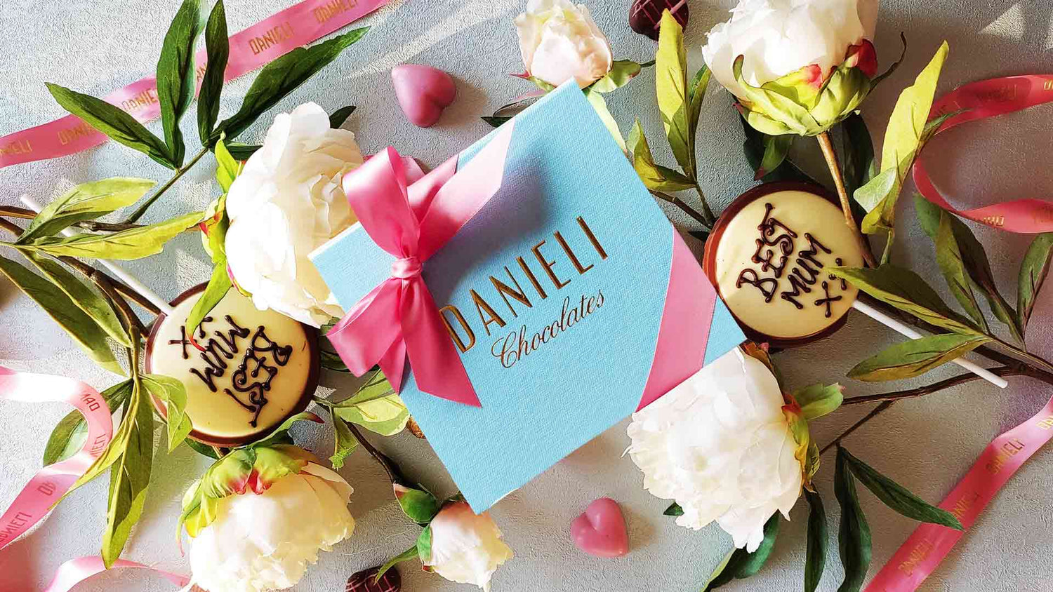 Our collection of boxes of chocolates for Mother's Day