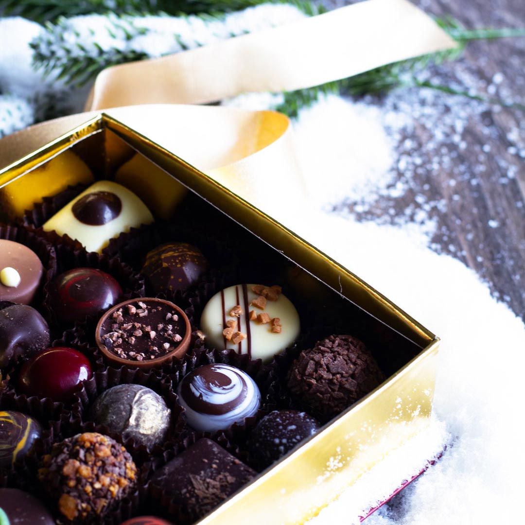 Our collection of Danieli gift boxes of christmas chocolates