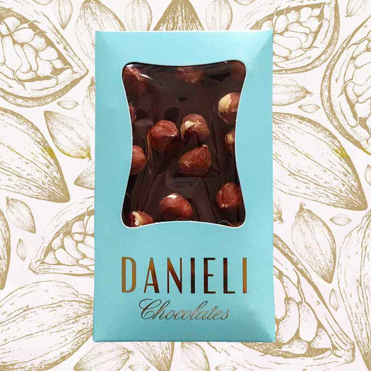 Danieli dark chocolate bar with hazelnut