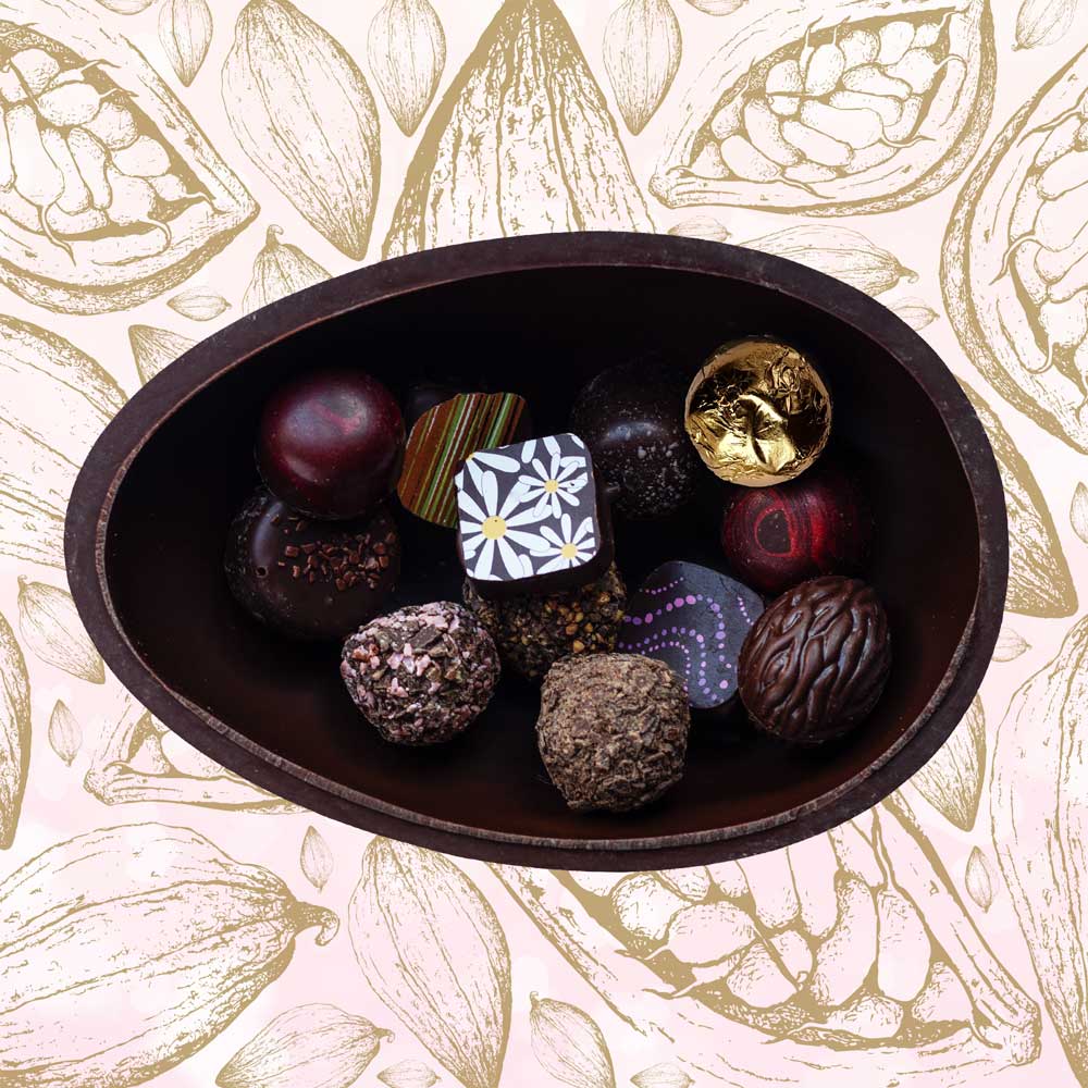 LARGE DARK CHOCOLATE EASTER EGG