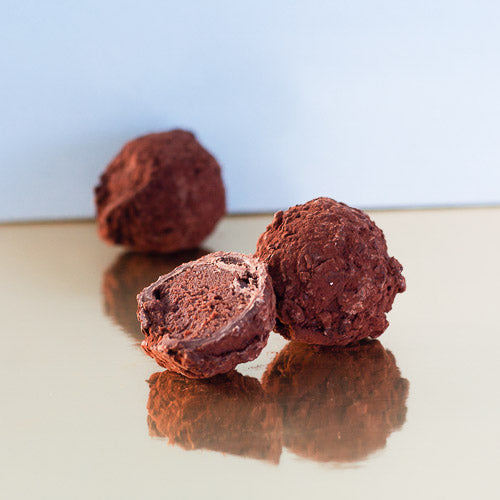 dark chocolate truffle