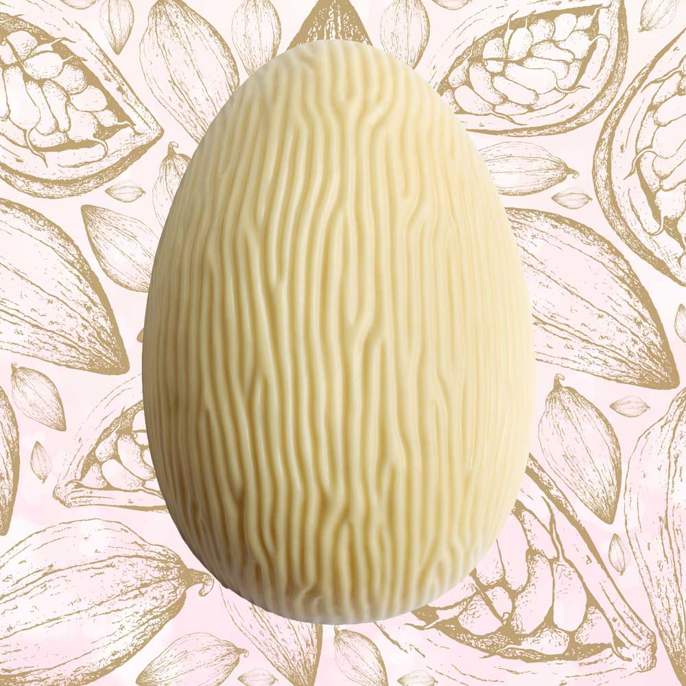 LARGE WHITE CHOCOLATE EASTER EGG