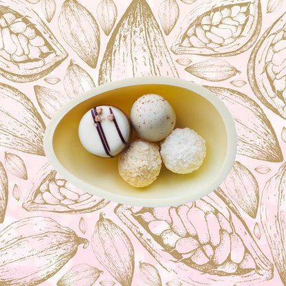 SMALL WHITE CHOCOLATE EASTER EGG