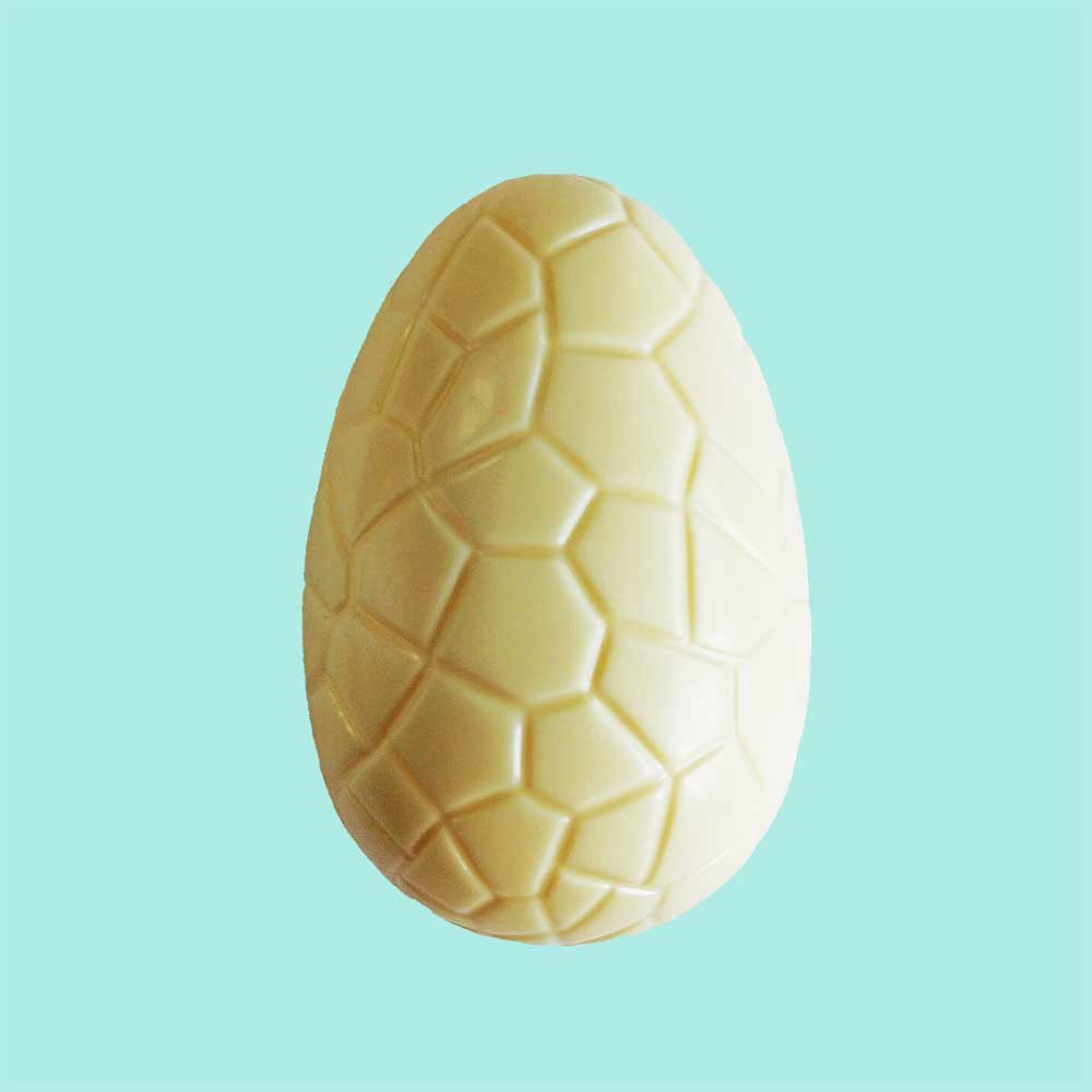 SMALL WHITE CHOCOLATE EASTER EGG